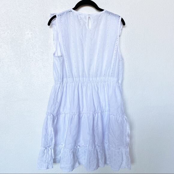 Missguided Eyelet Crochet Sleeveless Dress Size 10 - Picture 11 of 11